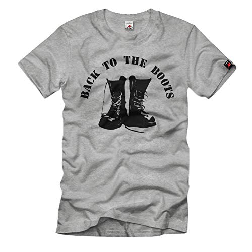 Back to The Boots - Botas militares de soldado para senderismo gris XL