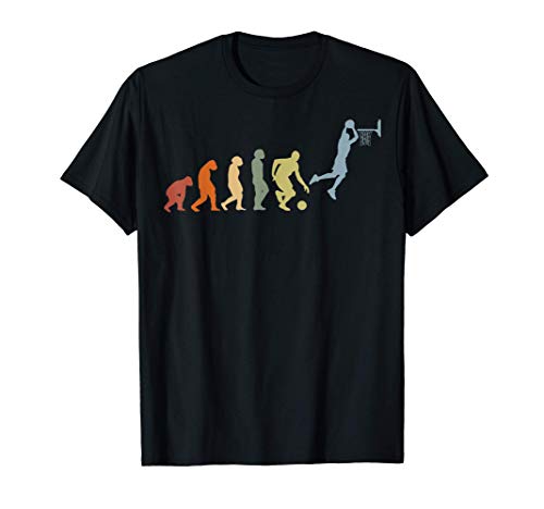 Baloncesto Pelota de baloncesto retro Evolución Basketball Camiseta