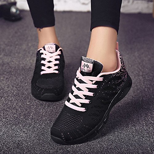 BBestseller-Zapatos Zapatillas Planas para Mujer Casuales Cabeza Sandalias para Mujer Zapatos con Cordones Zapatos Deportivos Sneakers Running Zapatos