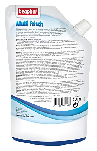 Beaphar Fresco Brisa Fresca, neutralizador de olores para la Arena del Gato, prolonga la Durabilidad de la Arena para Gatos, Aroma a Brisa Fresca, 400 g