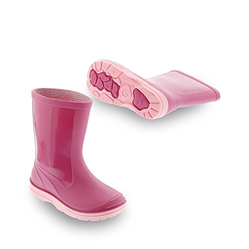 Beck Basic 486 - Botas plisadas para niños, Rosa (Pink 6), 27