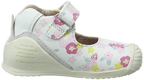 Biomecanics 192116, Bailarinas Niñas, Multicolor (Blanco Y Flores (Sauvage Y Estampado) B), 22 EU