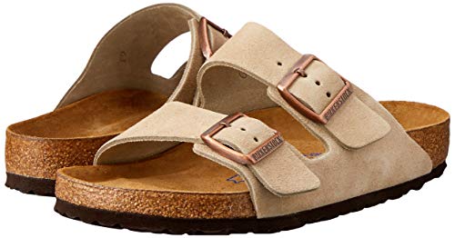 Birkenstock Arizona, Sandalias de Punta Descubierta Mujer, Beige (Taupe Taupe), 40 EU