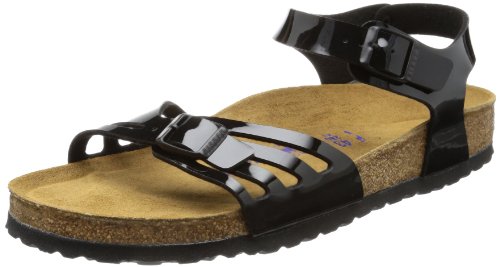 Birkenstock Bali, Zuecos para Mujer, Lack Schwarz, 36 EU