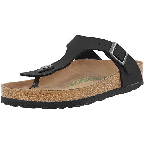 Birkenstock Gizeh Vegan Mujer Sandalias Negro 40 EU