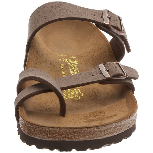 Birkenstock Mayari Birko-Flor, Sandalias de Dedo Mujer, Marrón (Mocca Nubuk), 37 (normal)