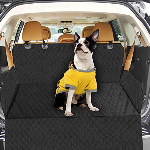 Bonve Pet Cubierta Asiento Coche Perro, Funda Coche Perro Mascota Impermeable, Alfombra de Asiento Coche Perro de Estilo Hamaca, Protector Coche Perro Antidesliante, 147cm x 137cm, Fácil de Instalar