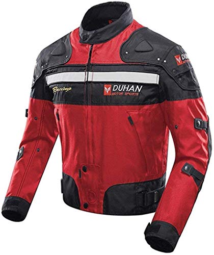 BORLENI Chaqueta de moto a prueba de viento motocicleta armadura de equipo de protección otoño invierno verano para hombre de toda estaciòn XXL