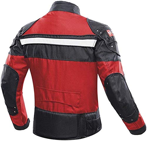 BORLENI Chaqueta de moto a prueba de viento motocicleta armadura de equipo de protección otoño invierno verano para hombre de toda estaciòn XXL