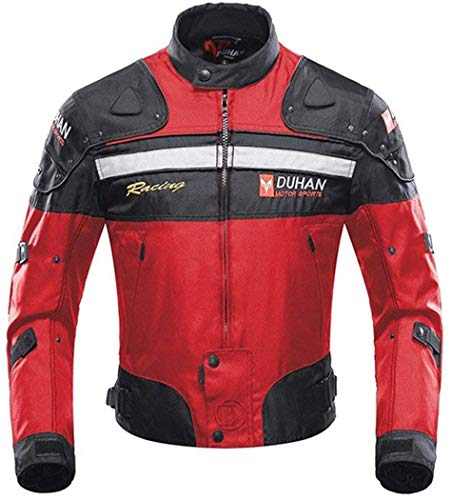 BORLENI Chaqueta de moto a prueba de viento motocicleta armadura de equipo de protección otoño invierno verano para hombre de toda estaciòn XXL