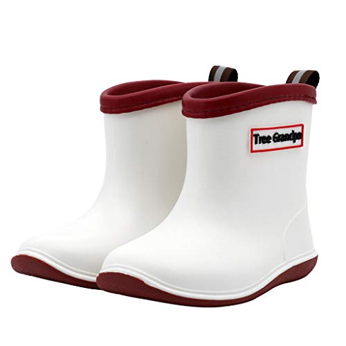 Botas de Agua Ninos Botas de Lluvia de Bebe Impermeable para Niñas Niños