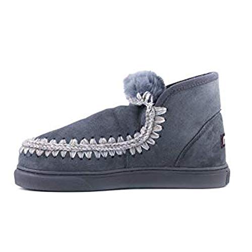 Botas Mou Mini Eskimo Sneaker Gris Mujer 38 BRGR