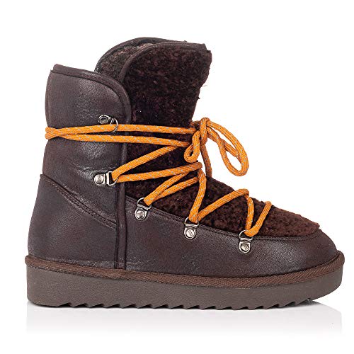 Botas Planas D.Franklin Nordic TRK 18149 Marrones