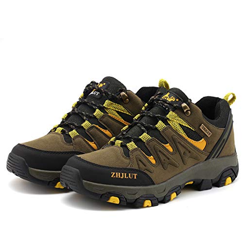 BOTEMAN Zapatillas de Senderismo para Mujer Zapatillas de Trekking para Hombre Botas de Montaña Transpirable Antideslizante Al Aire Libre Zapatillas de Deporte Unisex Calzado de Trekking