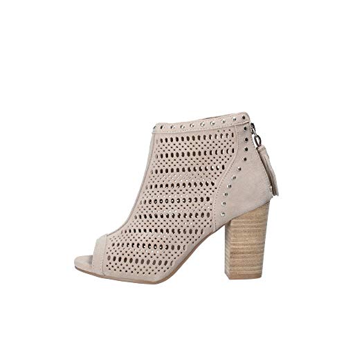 Botin Tacon Verano Serraje Taupe Mujer Carmela XTI 66679 (40 EU)