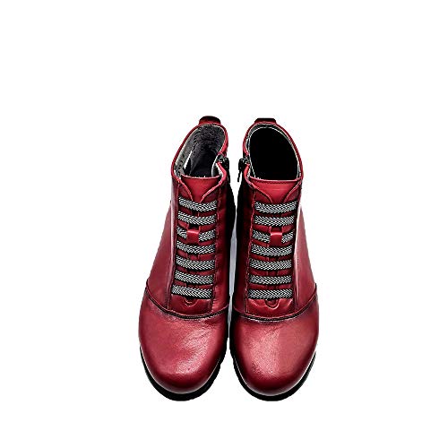 Botines Fluchos F0356 Picota para Mujer 37 Rojo