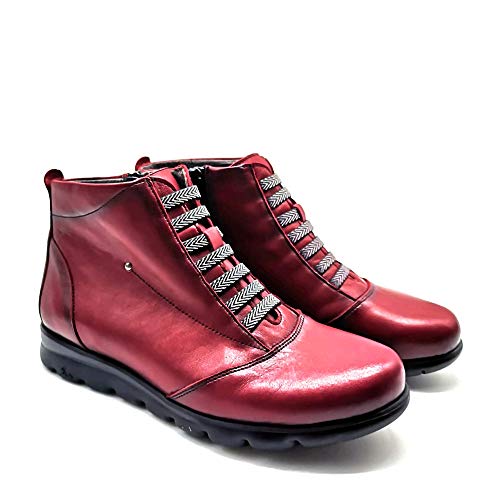 Botines Fluchos F0356 Picota para Mujer 37 Rojo