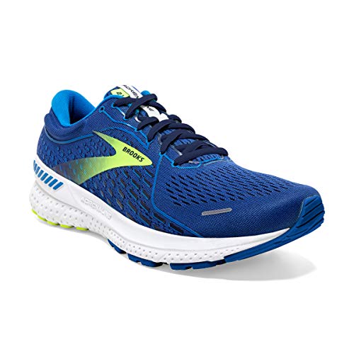 Brooks Adrenaline GTS 21, Zapatillas para Correr Hombre, Blue/Indigo/Nightlife, 46 EU