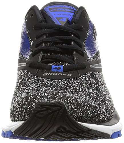 Brooks Launch 4, Zapatillas de Gimnasia Hombre, Negro (Black/Anthracite/Electric Blue), 42 EU