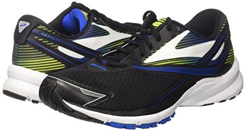 Brooks Launch 4, Zapatillas de Gimnasia Hombre, Negro (Black/Lapis Blue/Lime Popsicle), 45 EU