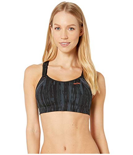 Brooks Rebound Racer | Moving Comfort Black Jacquard 38DD