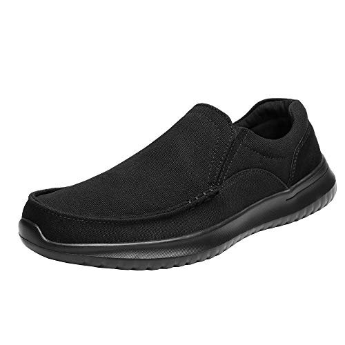 Bruno Marc Hombre Zapatillas de Deporte Ligero Zapatos Casuales Malla Deportivos Aire Libre para Caminar DOCKEY Todo Negro 46 EU/12 US