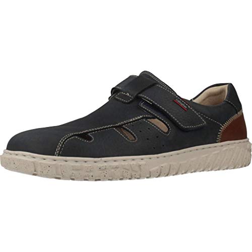 Callaghan Mope, Sandalias con Punta Abierta para Hombre, Azul (Azul 1), 43 EU