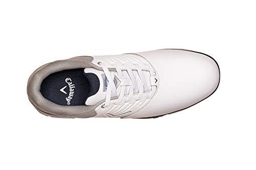 CALLAWAY M574 Chev Mulligan S 2019, Zapatos de Golf Hombre, Blanco/Azul Marino, 40 EU