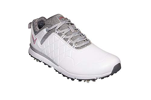 CALLAWAY W637 Lady Mulligan, Zapatos de Golf para Mujer, Blanco/Heather, 41 EU