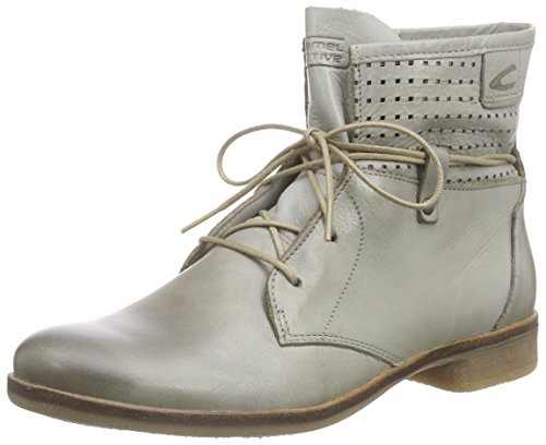 camel active Santana 70 - botas de cuero mujer, Grau (ice), EU 37