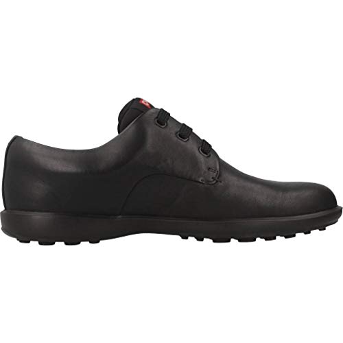 Camper Atom Work Zapatos de cordones Oxford, para Hombre, Negro, 43 EU