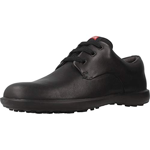 Camper Atom Work Zapatos de cordones Oxford, para Hombre, Negro, 43 EU