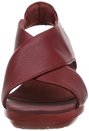 Camper Balloon, Sandalias de Talón Abierto Mujer, Rojo (Medium Red 610), 38 EU