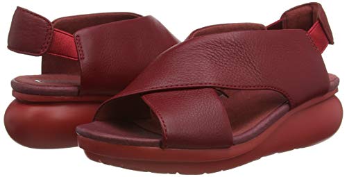 Camper Balloon, Sandalias de Talón Abierto Mujer, Rojo (Medium Red 610), 38 EU