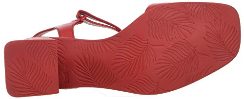 Camper Karolina K200101-013, Sandal Mujer, Red, 39