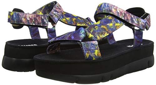 Camper Oruga Up, Sandalias con Punta Abierta Mujer, Multicolor (Multi/Assorted 999), 39 EU