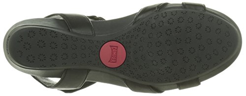 CAMPERMicro - Sandalias de Punta Descubierta Mujer, Negro (Black 005), 35