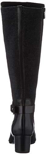 CAPRICE 9-9-25528-25 019, Botas Altas hasta la Rodilla con caña XL. Mujer, Black Comb, 37.5 EU