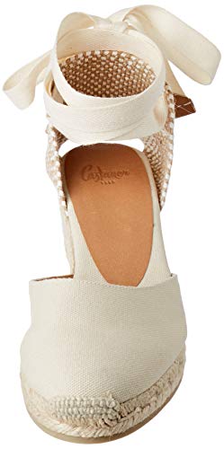 Castañer CARINA/6/001, Alpargatas Mujer, Marfil (Ivory 203), 36 EU