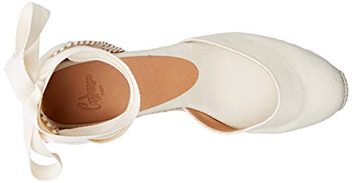 Castañer CARINA/8/001, Alpargatas Mujer, Marfil (Ivory 203), 39 EU