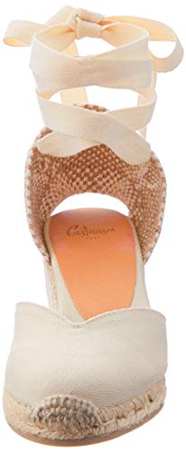 Castañer Chiara/6/001, Alpargatas Women's, Ivory, 41 EU