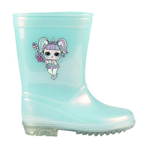 CERDÁ LIFE'S LITTLE MOMENTS 2300004638_T028-C70, Botas de Agua con Luz de LOL Surprise-Licencia Oficial MGA, Rosa, 28 EU