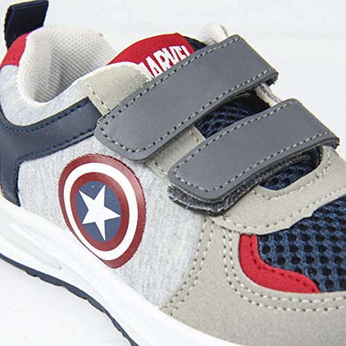 CERDÁ LIFE'S LITTLE MOMENTS Cerdá-Zapatilla con Luces Avengers de Color Gris, Rojo, 30 EU