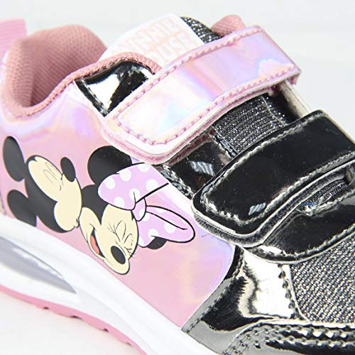 CERDÁ LIFE'S LITTLE MOMENTS Cerdá-Zapatilla con Luces Minnie Mouse de Color Rosa, Niñas, 23 EU