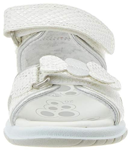 Chicco Sandalo Fedra, Sandalias Niños, Blanco (Bianco 300), 23 EU