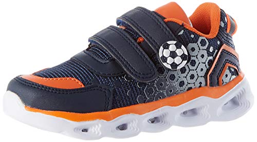 Chicco Scarpa Capitol, Zapatillas de Gimnasia, Azul Y Naranja, 24 EU