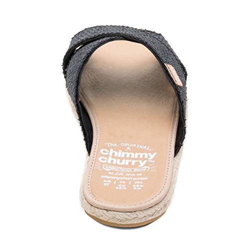 CHIMMY CHURRY, Sandalias de Cruz, para Mujer, Negro (Negro), 39 EU