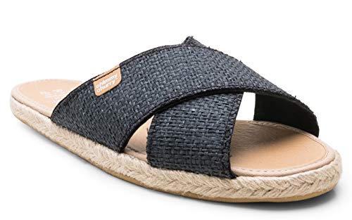 CHIMMY CHURRY, Sandalias de Cruz, para Mujer, Negro (Negro), 39 EU