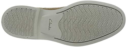 Clarks Atticus Cap, Zapatos de Cordones Derby Hombre, Beige (Dark Sand Suede Dark Sand Suede), 42 EU