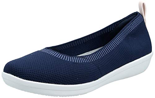 Clarks Ayla Paige, Bailarinas Mujer, Azul (Navy-), 40 EU